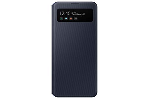 Samsung S View Smartphone Cover EF-EA415 für Galaxy A41, Handy-Hülle, stoßfest, Schutz Case, integriertes Sichtfenster schwarz Samsung S View Smartphone Cover EF-EA415 für Galaxy A41, Handy-Hülle, stoßfest, Schutz Case, integriertes Sichtfenster schwarz von Samsung
