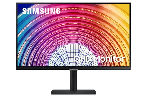 Samsung S27A600NAU - S60A Series - LED-Monitor - 68.6 cm (27") - 2560 x 1440 QHD @ 75 Hz - IPS - 300 cd/m² - 1000:1 - HDR10-5 ms - HDMI, DisplayPort - Schwarz von Samsung