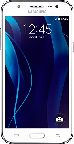 Samsung SM-J500FZWAXEF Galaxy J5 Smartphone (8GB Speicher, Festnetz 4G, Display 12,7 cm (5 Zoll) Super AMOLED) weiß von Samsung