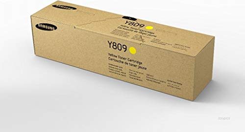 Samsung SS742A CLT-Y809S/ELS Original Toner (Hohe Reichweite, Kompatibel mit: CLX-9201NA, CLX-9251NA, CLX-9301NA) cyan von Samsung