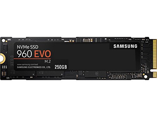 Samsung SSD-Festplatte MZ-V6E250BW SSD 960 EVO, 250 GB, M.2, NVMe, Schwarz/Orange von Samsung