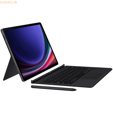 Samsung Samsung Book Cover Keyboard für Galaxy Tab S9+/S9 FE+, Black von Samsung