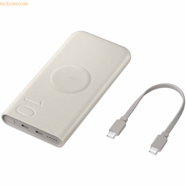 Samsung Samsung Induktive Powerbank 10.000 mAh 25 Watt, Beige Samsung Samsung Induktive Powerbank 10.000 mAh 25 Watt, Beige von Samsung