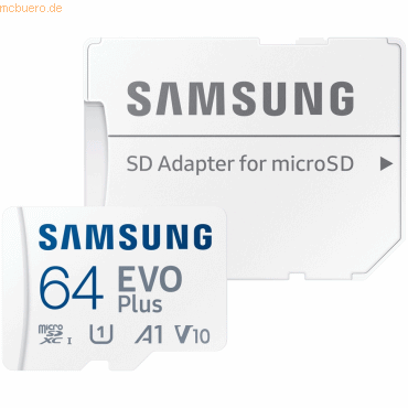 Samsung Samsung Micro SD Karte EVO Plus (2021) 64GB von Samsung