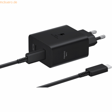 Samsung Samsung Schnellladegerät 50W Power Duo + 5A Kabel T5020 Black Samsung Samsung Schnellladegerät 50W Power Duo + 5A Kabel T5020 Black von Samsung