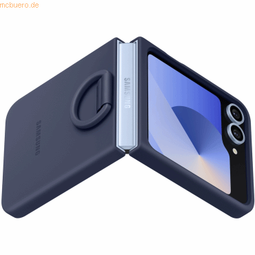 Samsung Samsung Silicone Case with Ring für Galaxy Z Flip6, Navy Samsung Samsung Silicone Case with Ring für Galaxy Z Flip6, Navy von Samsung