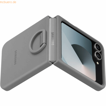 Samsung Samsung Silicone Case with Ring für Galaxy Z Flip6, Grau Samsung Samsung Silicone Case with Ring für Galaxy Z Flip6, Grau von Samsung
