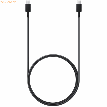 Samsung Samsung USB-C zu USB-C Kabel EP-DX310 (3A) 1,8m, Black von Samsung