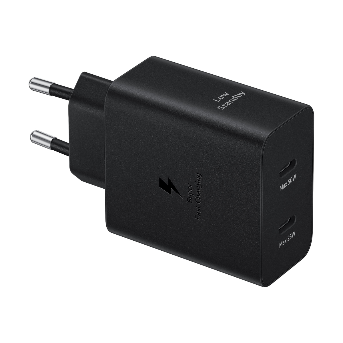 Samsung Schnellladeadapter Duo 50 Watt EP-T5020X, 2x USB Type-C incl. USB Type-C auf USB Type-C Kabel Samsung Schnellladeadapter Duo 50 Watt EP-T5020X, 2x USB Type-C incl. USB Type-C auf USB Type-C Kabel von Samsung