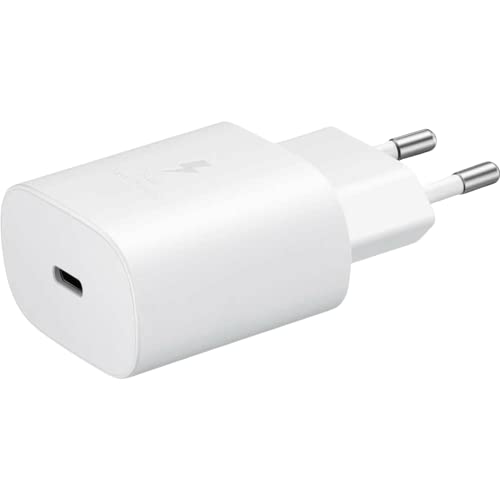 Samsung Schnellladegerät, 25 W, USB-Port Typ C (ohne Kabel),für iPhone, Weiß, Einheitsgröße von Samsung