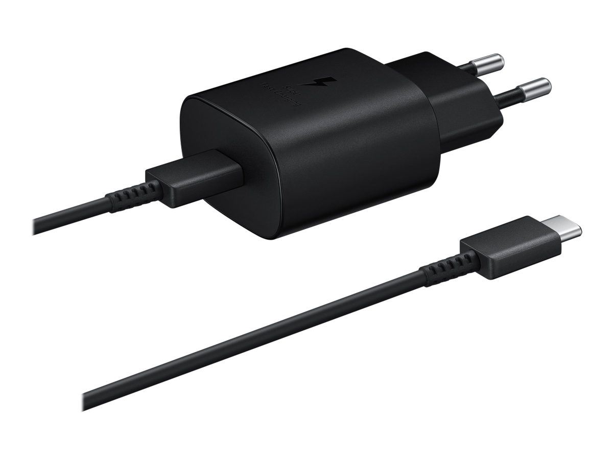 Samsung Schnellladegerät EP-TA800 USB-C, Schwarz von Samsung