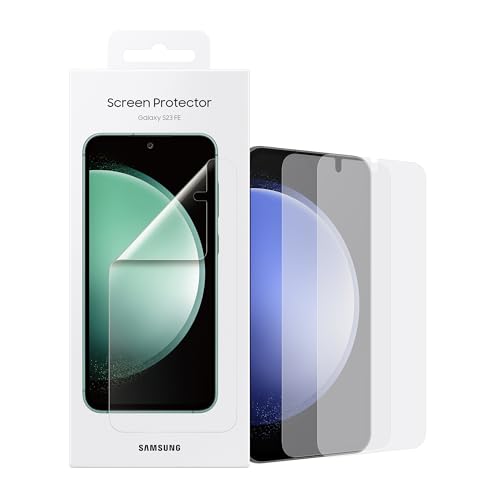 Samsung Screen Protector Smartphone EF-US711 für Galaxy S23 FE, 2 Display-Schutzfolien, Durchsichtig, Kratzfest, Anti-Fingerabdruck, Schutz, Transparent von Samsung