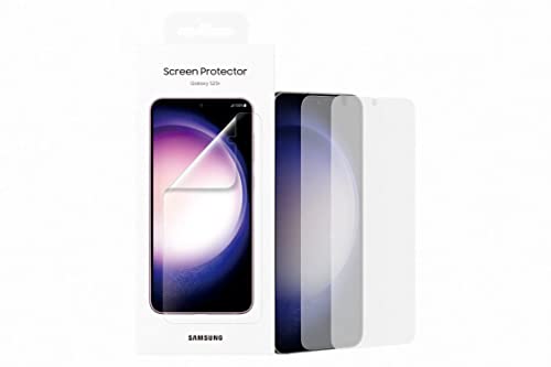 Samsung Screen Protector Smartphone EF-US916 für Galaxy S23+, 2 Display-Schutzfolien, Durchsichtig, Kratzfest, Anti-Fingerabdruck, Schutz, Transparent von Samsung