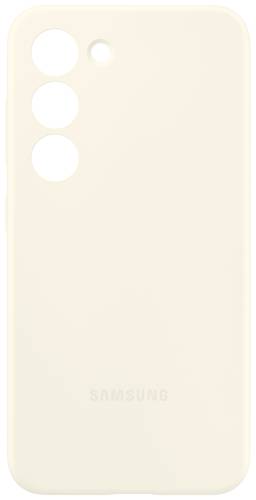 Samsung Silicone Case Backcover Galaxy S23 Cream Stoßfest von Samsung