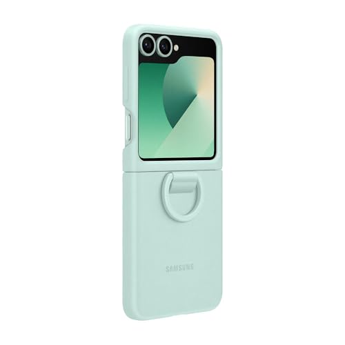 Samsung Silicone Case EF-PF741 für das Galaxy Z Flip6 | Smartphone Cover, Handy-Hülle inklusive Ringhalter, Silikon, Schutz Case, stoßfest, dünn und griffig, Mint Samsung Silicone Case EF-PF741 für das Galaxy Z Flip6 | Smartphone Cover, Handy-Hülle inklusive Ringhalter, Silikon, Schutz Case, stoßfest, dünn und griffig, Mint von Samsung