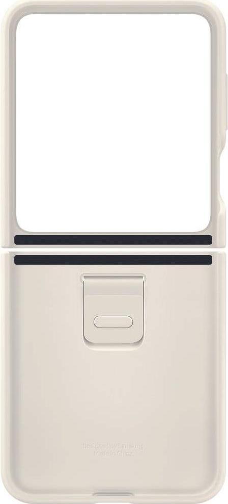 Samsung Silicone Case with Ring für Galaxy Flip5, Cream (EF-PF731TUEGWW) von Samsung
