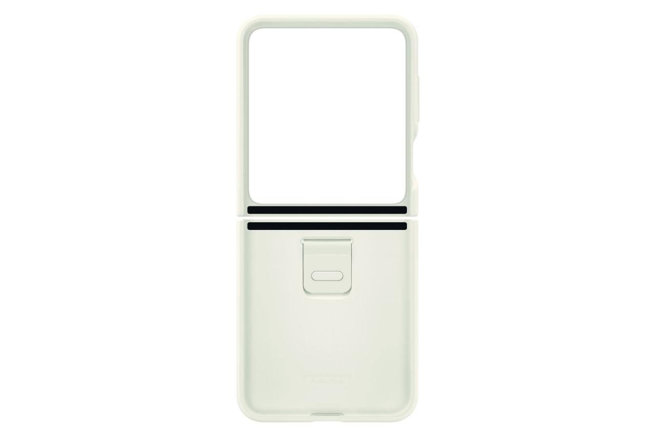 Samsung Silicone Case with Ring für Galaxy Z Flip5 (Cream) von Samsung