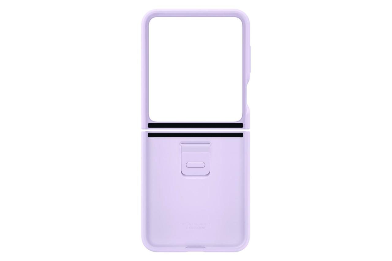Samsung Silicone Case with Ring für Galaxy Z Flip5 (Lavender) von Samsung