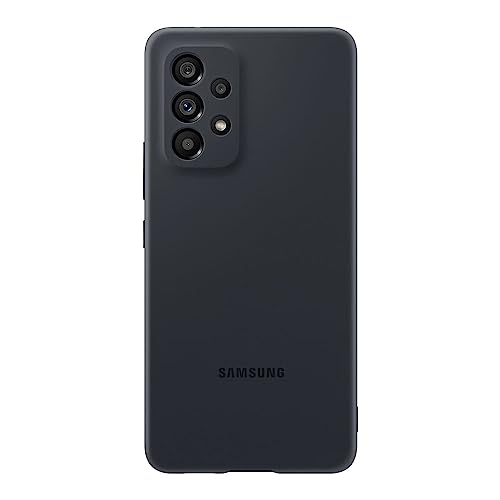 Samsung Silicone Cover EF-PA536 für Galaxy A53 5G | Smartphone Cover, Handy-Hülle, Silikon, Schutz Case, stoßfest, dünn und griffig, Black von Samsung