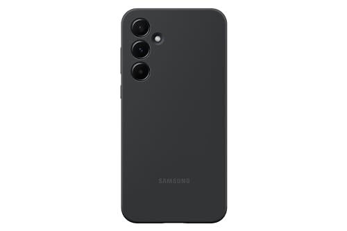 Samsung Silicone Smartphone Case EF-PA556 für das Galaxy A55 5G, Handyhülle, Silikon, Schlankes Design, Black von Samsung