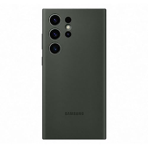 Samsung Silicone Smartphone Case EF-PS918 für Galaxy S23 Ultra, Handy-Hülle, Silikon, Kratzfest, Schlankes Design, Khaki Samsung Silicone Smartphone Case EF-PS918 für Galaxy S23 Ultra, Handy-Hülle, Silikon, Kratzfest, Schlankes Design, Khaki von Samsung
