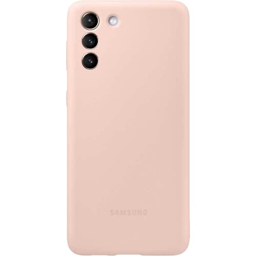 Samsung Silicone Smartphone Cover EF-PG996 für Galaxy S21+ 5G Handy-Hülle, Silikon, Schutz Case, stoßfest, dünn und griffig, Pink von Samsung