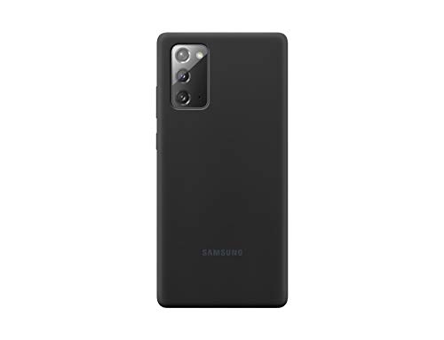 Samsung Silicone Smartphone Cover EF-PN980 für Galaxy Note20 Handy-Hülle, Silikon, Schutz Case, stoßfest, dünn und griffig, schwarz von Samsung