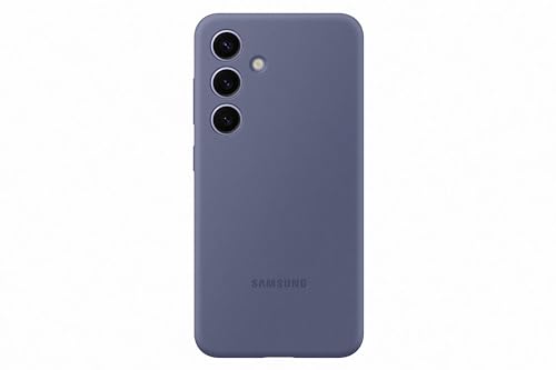 Samsung Silicone Smartphone EF-PS921 für Galaxy S24, Handy-Hülle, Silikon, Kratzfest, Schlankes Design, Violet von Samsung
