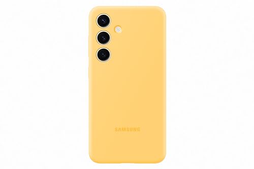 Samsung Silicone Smartphone EF-PS921 für Galaxy S24, Handy-Hülle, Silikon, Kratzfest, Schlankes Design, Yellow Samsung Silicone Smartphone EF-PS921 für Galaxy S24, Handy-Hülle, Silikon, Kratzfest, Schlankes Design, Yellow von Samsung