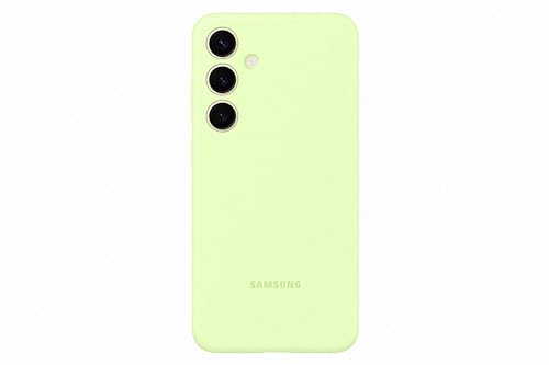 Samsung Silicone Smartphone EF-PS926 für Galaxy S24+, Handy-Hülle, Silikon, Kratzfest, Schlankes Design, Light Green von Samsung