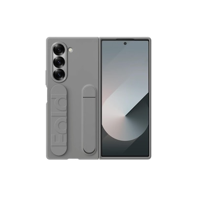 Samsung Silicone Stand Case mit Strap für Galaxy Fold6, grau Samsung Silicone Stand Case mit Strap für Galaxy Fold6, grau von Samsung