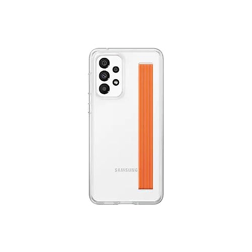 Samsung Slim Strap Cover EF-XA336 für das Galaxy A33 5G | Back Cover, Handy-Hülle, stoßfest, Schutz Case, Band, Halterung Transparent - 6,4 Zoll von Samsung