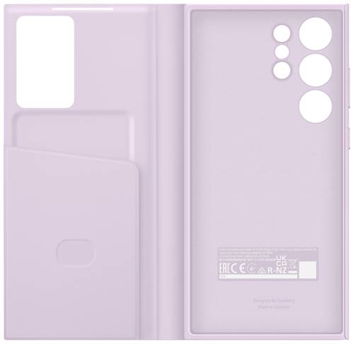 Samsung Smart View Wallet Case Flip Case Galaxy S23 Ultra Lavendel Stoßfest von Samsung