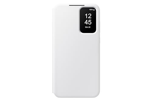 Samsung Smart View Wallet Smartphone Case EF-ZA356 für das Galaxy A35 5G, Handyhülle, Kartenfach, Sichtfenster, White von Samsung