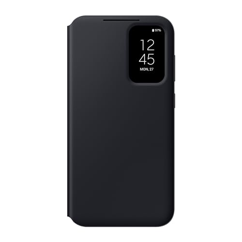 Samsung Smart View Wallet Smartphone Case EF-ZS711 für Galaxy S23 FE, Handy-Hülle, Kartenfach, Sichtfenster, Black von Samsung