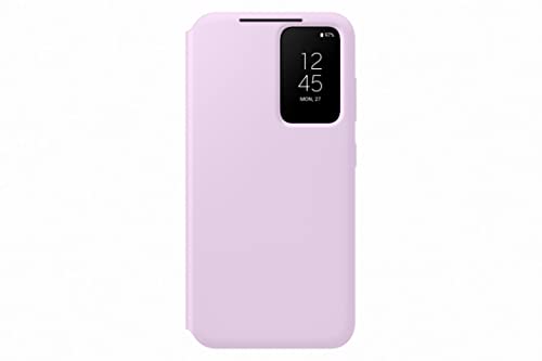 Samsung Smart View Wallet Smartphone Case EF-ZS911 für Galaxy S23, Handy-Hülle, Kartenfach, Sichtfenster, Lavender von Samsung