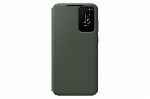 Samsung Smart View Wallet Smartphone Case EF-ZS916 für Galaxy S23+, Handy-Hülle, Kartenfach, Sichtfenster, Khaki von Samsung