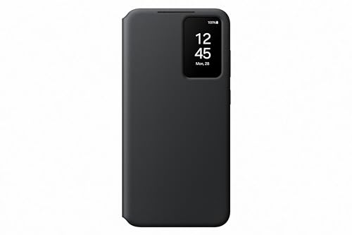 Samsung Smart View Wallet Smartphone Case EF-ZS926 für Galaxy S24+, Handy-Hülle, Kartenfach, Sichtfenster, Black von Samsung