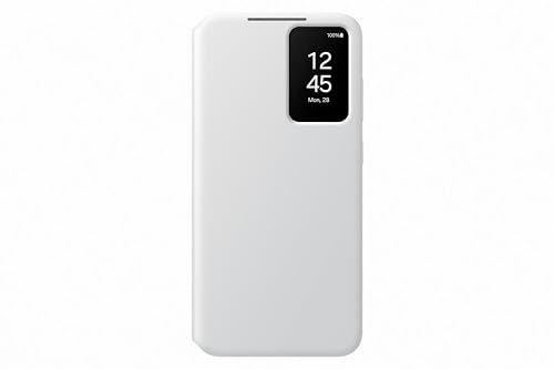 Samsung Smart View Wallet Smartphone Case EF-ZS926 für Galaxy S24+, Handy-Hülle, Kartenfach, Sichtfenster, White von Samsung