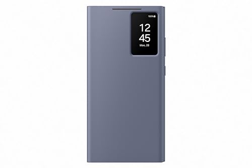 Samsung Smart View Wallet Smartphone Case EF-ZS928 für Galaxy S24 Ultra, Handy-Hülle, Kartenfach, Sichtfenster, Violet Samsung Smart View Wallet Smartphone Case EF-ZS928 für Galaxy S24 Ultra, Handy-Hülle, Kartenfach, Sichtfenster, Violet von Samsung