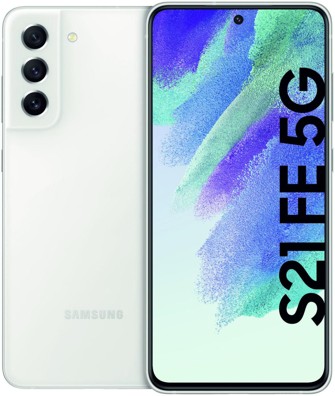 Samsung Smartphone Galaxy S21 FE 5G Dual-SIM 128GB weiß von Samsung