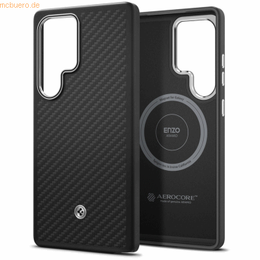 Samsung Spigen Enzo Aramid Case Magnet Samsung S25 Ultra Black Silver Samsung Spigen Enzo Aramid Case Magnet Samsung S25 Ultra Black Silver von Samsung