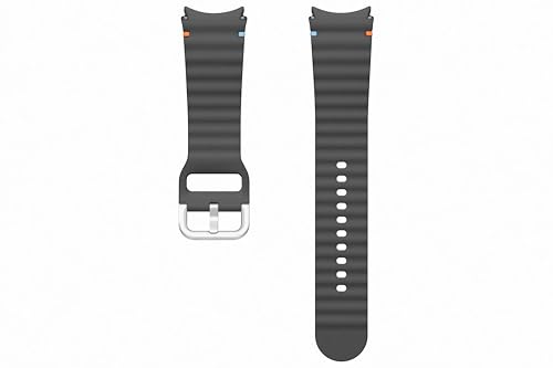 Samsung Sport Band (M/L) ET-SNL31 für die Galaxy Watch7 | Uhrenarmband, Sport Armband, Original Zubehör, elastisch, langlebig, guter Sitz, Dark Gray von Samsung