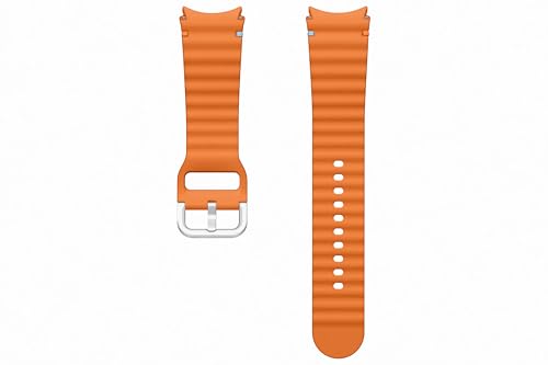 Samsung Sport Band (M/L) ET-SNL31 für die Galaxy Watch7 | Uhrenarmband, Sport Armband, Original Zubehör, elastisch, langlebig, guter Sitz, Orange von Samsung
