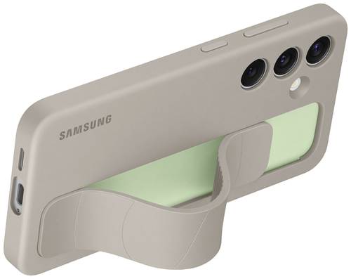 Samsung Standing Grip Backcover Galaxy S24 Taupe Standfunktion von Samsung