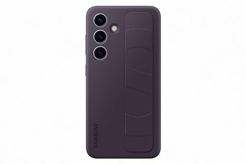 Samsung Standing Grip Smartphone Case EF-GS921 für Galaxy S24, Handy-Hülle, Fingerhalterung, Schlankes Design, Dark Violet von Samsung
