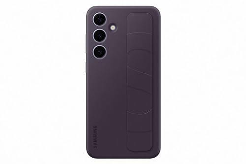 Samsung Standing Grip Smartphone Case EF-GS926 für Galaxy S24+, Handy-Hülle, Fingerhalterung, Schlankes Design, Dark Violet von Samsung