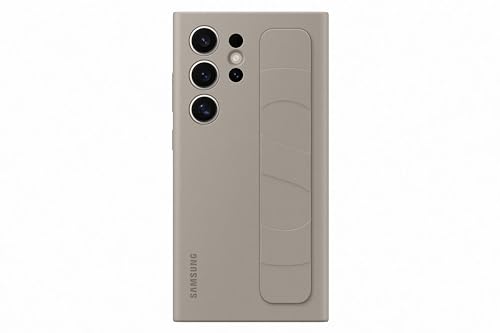 Samsung Standing Grip Smartphone Case EF-GS928 für Galaxy S24 Ultra, Handy-Hülle, Fingerhalterung, Schlankes Design, Taupe Samsung Standing Grip Smartphone Case EF-GS928 für Galaxy S24 Ultra, Handy-Hülle, Fingerhalterung, Schlankes Design, Taupe von Samsung