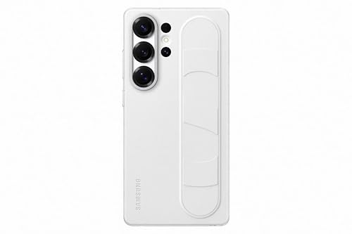 Samsung Standing Grip Smartphone Case EF-GS938 für Galaxy S25 Ultra, Handy-Hülle, Fingerhalterung, Schlankes Design, Weiß Samsung Standing Grip Smartphone Case EF-GS938 für Galaxy S25 Ultra, Handy-Hülle, Fingerhalterung, Schlankes Design, Weiß von Samsung