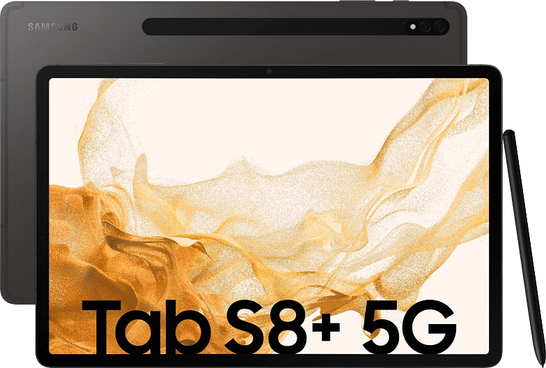 Samsung Tablet, Galaxy Tab S8+ (2022) - 5G - Android - 256GB von Samsung